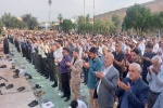 نماز باشکوه عید سعید فطر در مسجدسلیمان برگزار شد+ تصاویر