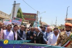 گزارش تصویری باشگاه روزنامه نگاران مسجدسلیمان از راهپیمایی روز قدس در مسجدسلیمان