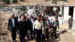 وزیر کشور در بازدید از مناطق زلزله زده بخش چلو آخرین وضعیت بازسازی در این منطقه را بررسی کرد/ بازدید از آخرین روند ساخت فرودگاه مسجدسلیمان
