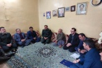 جمعی از مسئولین و دانشگاهیان شهرستان مسجدسلیمان با خانواده شهید شاپور اسیوند دیدار کردند+تصاویر