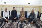 دیدار فرماندار و رئیس اداره بنیاد شهید مسجدسلیمان با طاهر صفی پور جانباز ۲۵ درصد