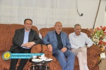عیادت نماینده مردم مسجدسلیمان به همراه جمعی از مدیران شهرستان از پیشکسوت رسانه + تصاویر