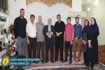 عیادت جمعی از اصحاب رسانه و امام جمعه مسجدسلیمان از پیشکسوت مطبوعات + تصاویر