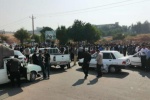 تجمع مسالمت آمیز مردمی در اعتراض به گرانی بنزین در شهرستان مسجدسلیمان + تصاویر