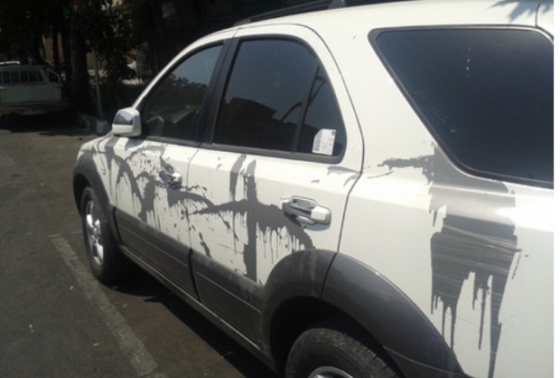 اسیدپاشی بر روی ماشین رئیس یکی از ادارات مسجدسلیمان