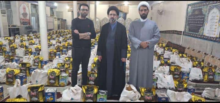 توزیع ۵٠٠ بسته مواد غذایی میان نیازمندان شهرستان مسجدسلیمان