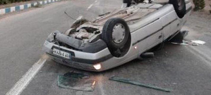 ۲ کشته و ۲ مصدوم در واژگونی خودرو در مسجدسلیمان